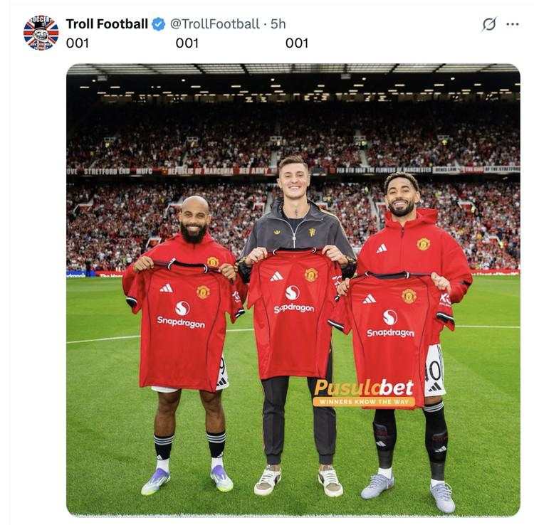 Meme Arsenal Hajar MU: Blunder Bayindir, Onana Dirindu