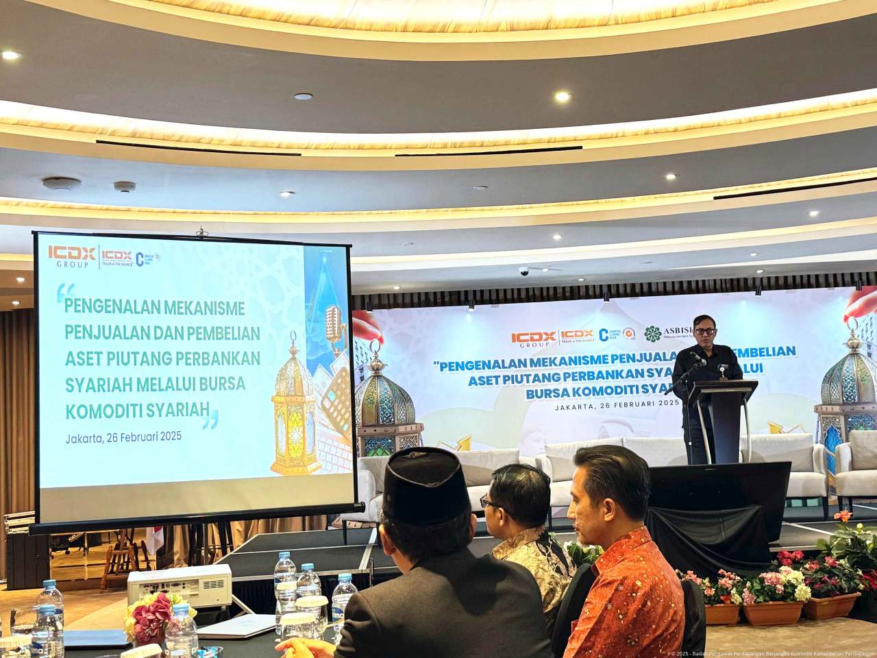 Kepala Bappebti Dalam Diskusi Pengenalan Mekanisme Penjualan dan Pembelian Aset Piutang Perbankan Syariah melalui Bursa Komoditi Syariah