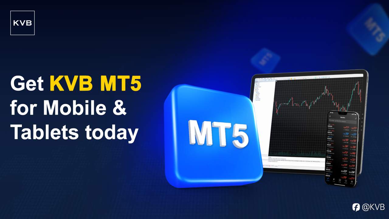 Trade anytime, anywhere with KVB MT5 – now on Mac, Windows, iOS & Android.