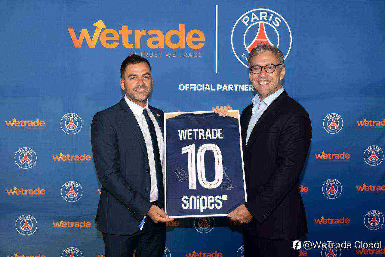 WETRADE AND PARIS SAINT-GERMAIN ANNOUNCE MULTI-YEAR PARTNERSHIP