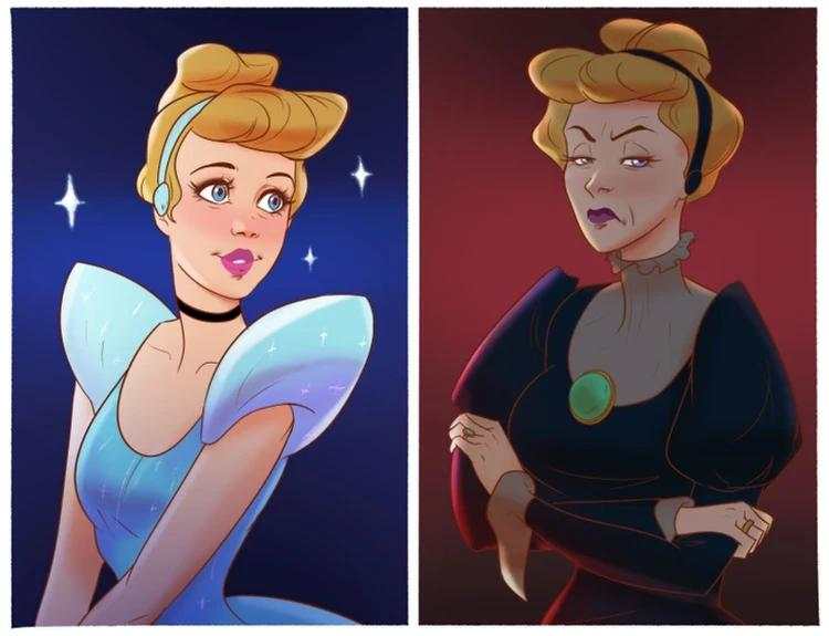 Penampilan Putri Disney Jika Mereka Jadi Villain