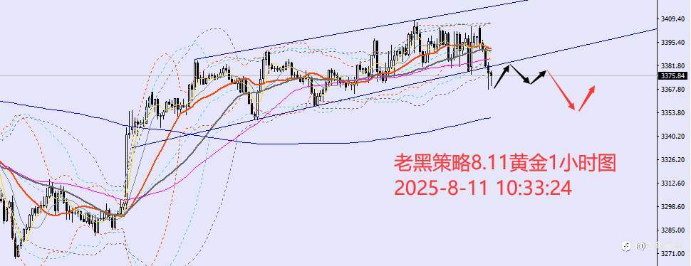 老黑策略：8.11外汇、黄金、原油分析策略