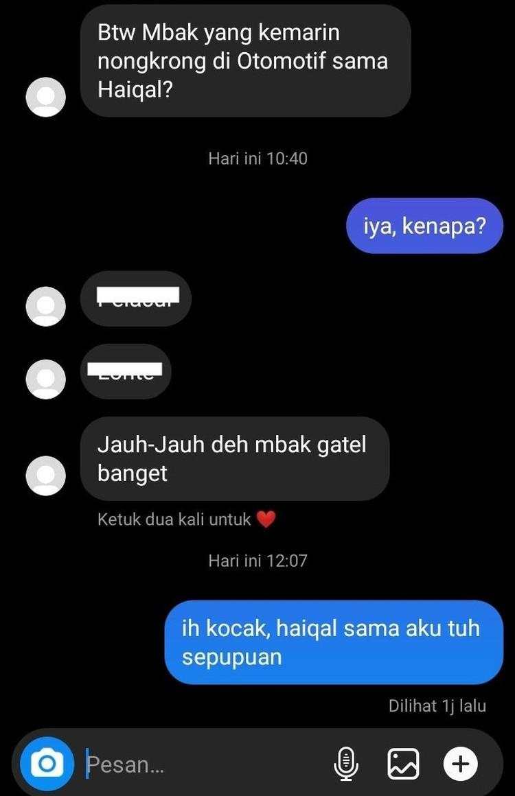 Chat Salah Labrak, Dikira Pelakor Padahal Cuma Kurir