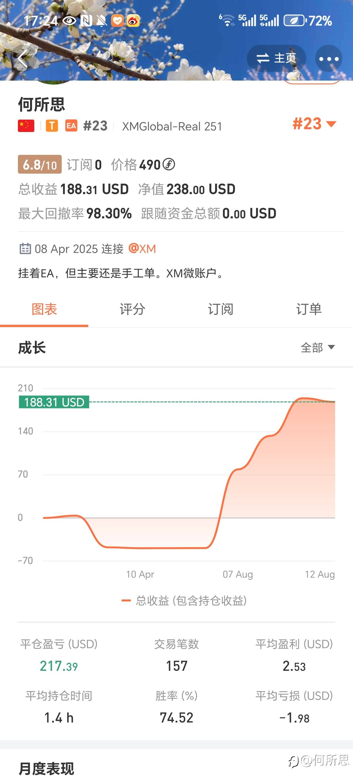 收益速度快得有点茫然