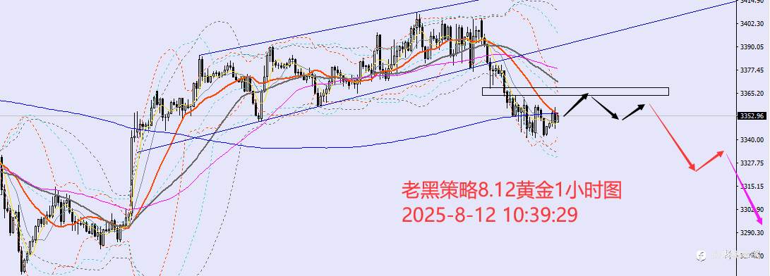 老黑策略：8.12外汇、黄金、原油分析策略