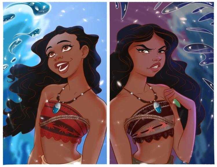 Penampilan Putri Disney Jika Mereka Jadi Villain