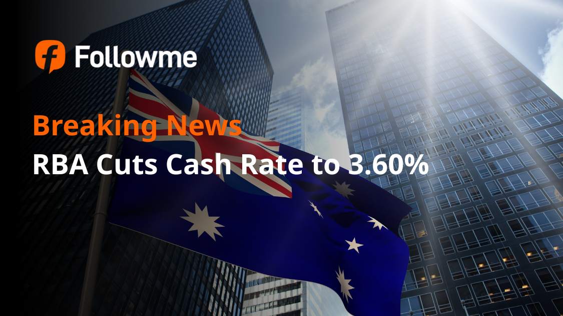 Breaking News: RBA Cuts Cash Rate to 3.60% as Inflation Eases