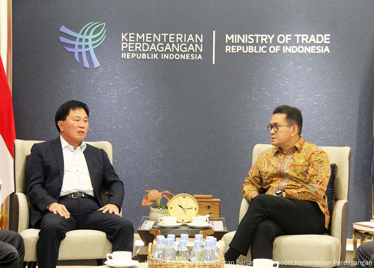 Kepala Bappebti mendampingi Menteri Perdagangan dalam pertemuan bilateral dengan Bursa Komoditi dan Derivatif Indonesia (BKDI)