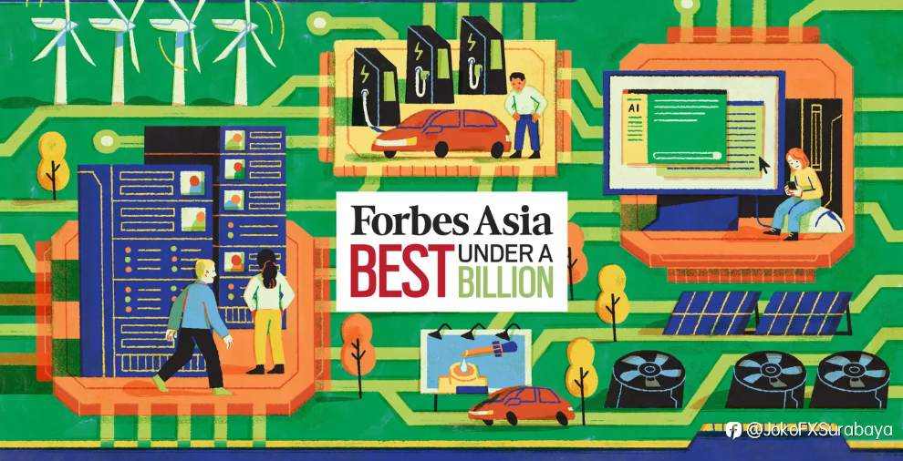 10 Perusahaan Indonesia Bersinar di Daftar Forbes ‘Best Under A Billion’ 2025