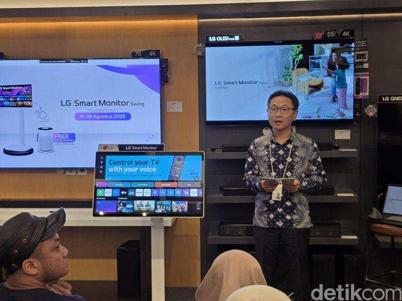 LG Rilis Smart Monitor Swing Gabungkan Produktivitas & Hiburan, Harganya?