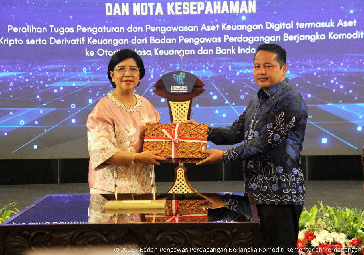 Bappebti Kemendag Alihkan Tugas Pengaturan dan Pengawasan Aset Keuangan Digital termasuk Aset Kripto serta Derivatif Keuangan kepada OJK dan BI