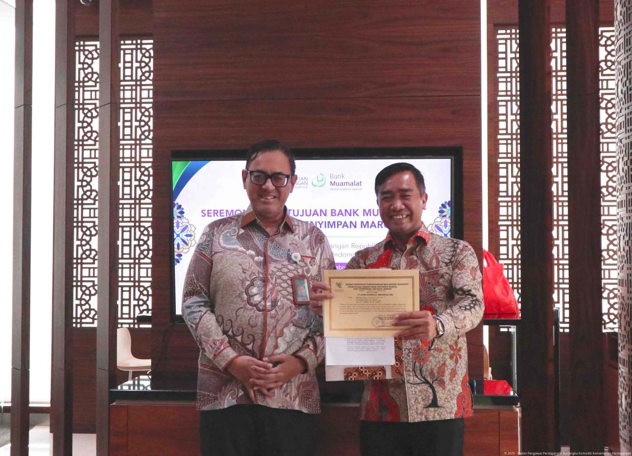 Bappebti dalam Seremonial Persetujuan Bank Muamalat sebagai Bank Penyimpan Margin