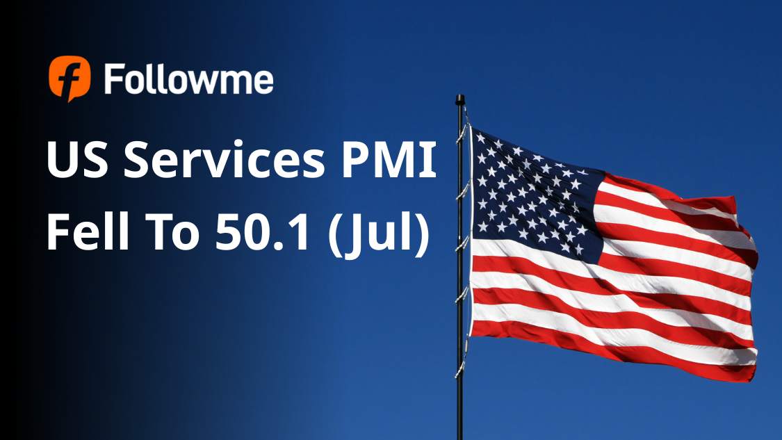 US ISM Services PMI fell to 50.1 in July