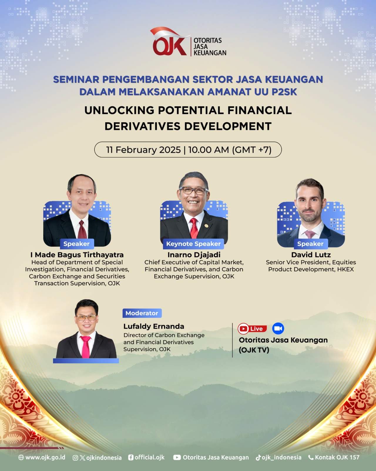 Seminar Pengembangan Sektor Jasa Keuangan dalam melaksanakan Amanat UU P2SK