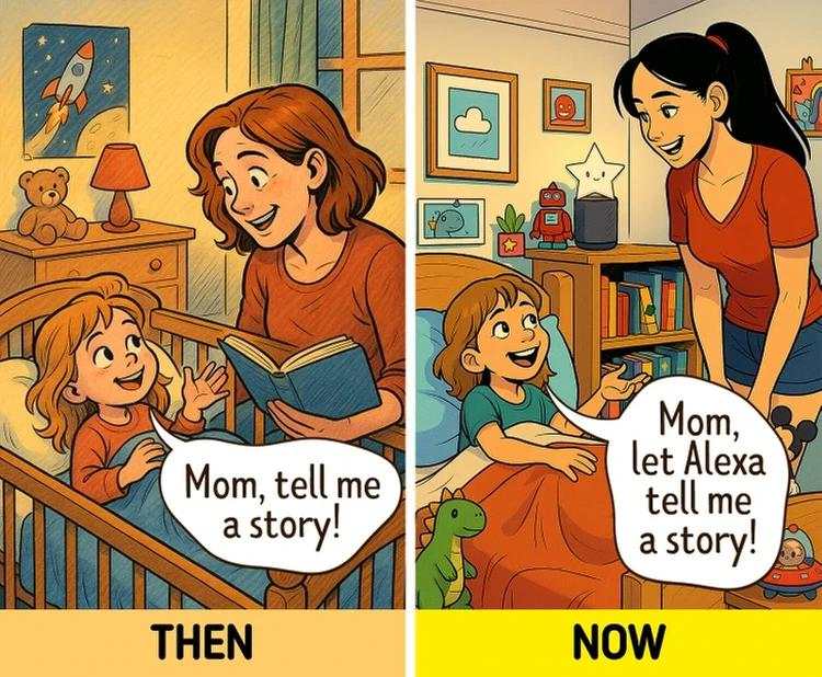 Komik yang Gambarkan Bedanya Kehidupan Zaman Dulu vs Now karena Teknologi
