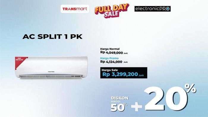 Merapat! Harga AC Split 1 PK Diskon hingga Rp 1,2 Jutaan