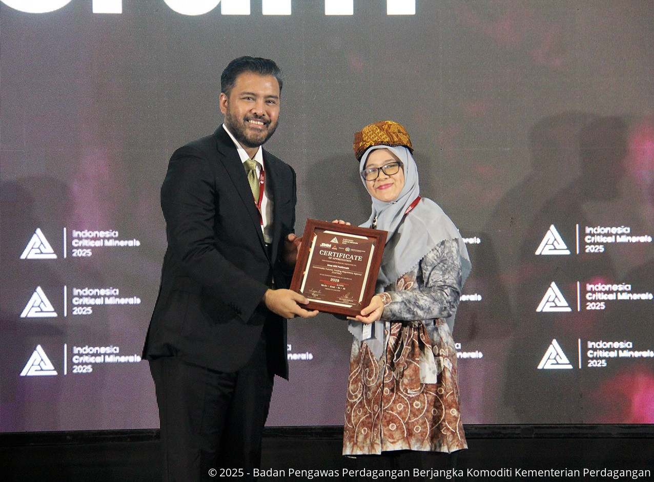 Bappebti pada Indonesia Critical Minerals Conference & Expo 2025