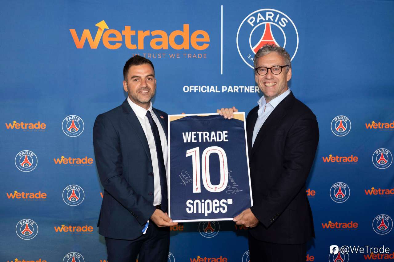 WeTrade 与巴黎圣日耳曼正式达成官方合作伙伴关系