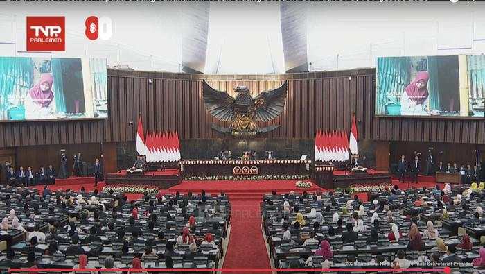 Perdana! Sidang Tahunan MPR Putar Video Capaian Prabowo