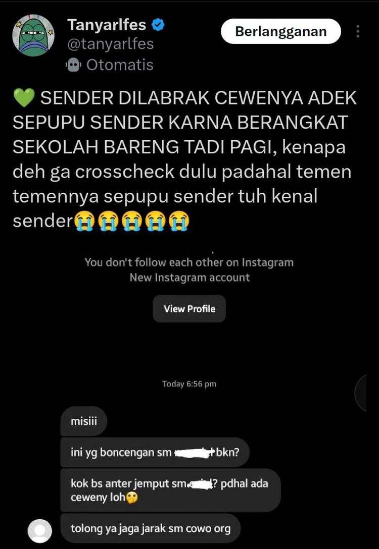 Chat Salah Labrak, Dikira Pelakor Padahal Cuma Kurir