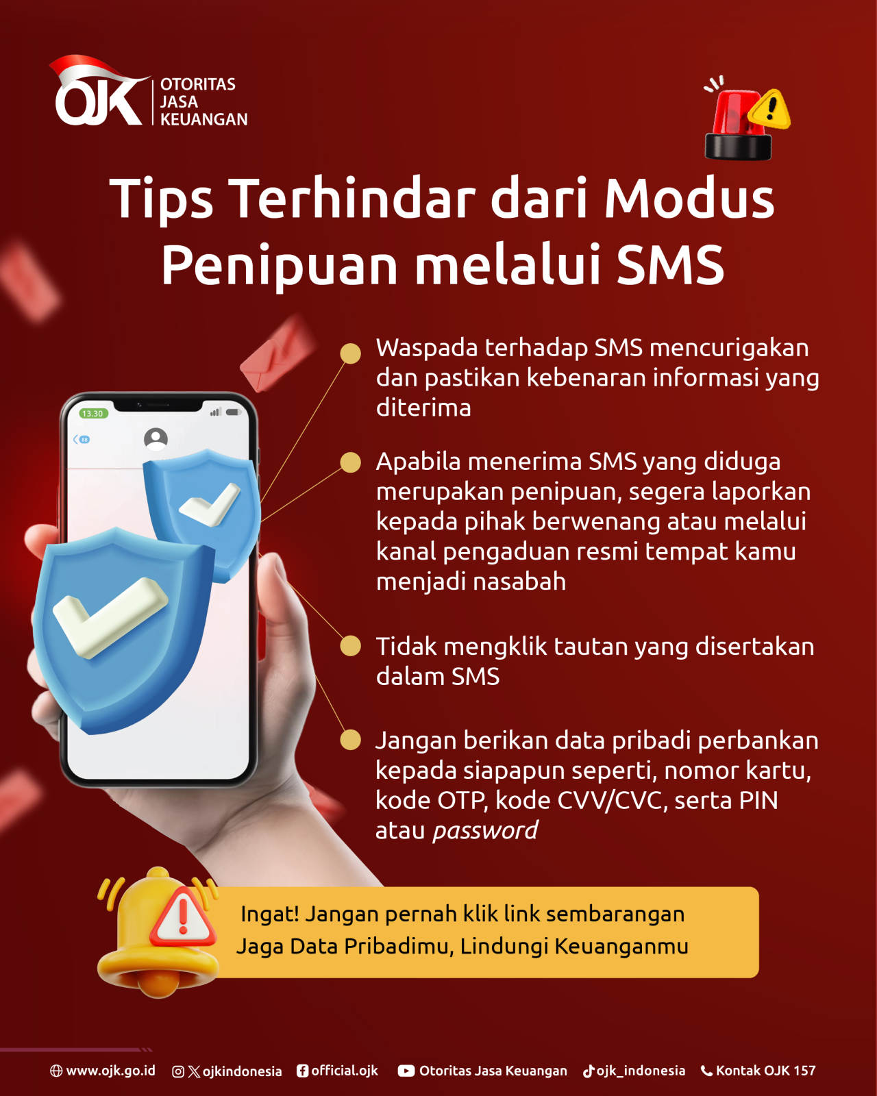 Waspada Penipuan Mengatasnamakan Bank melalui SMS