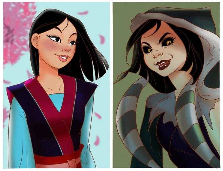 Penampilan Putri Disney Jika Mereka Jadi Villain