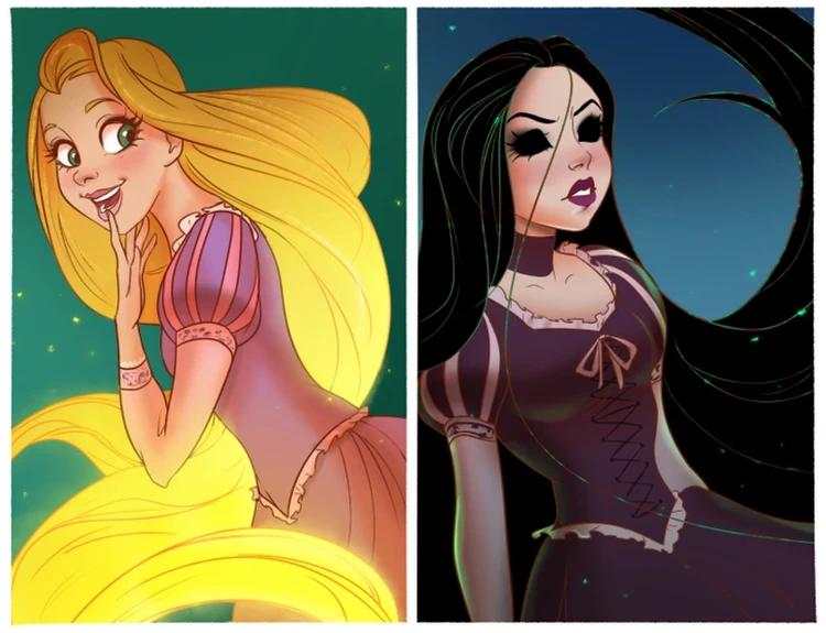 Penampilan Putri Disney Jika Mereka Jadi Villain