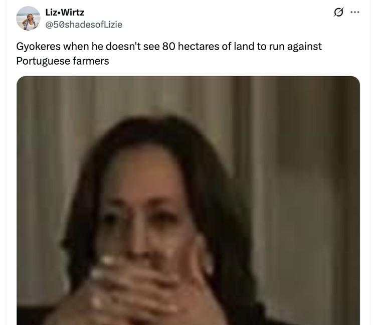 Meme Kocak Viktor Gyokeres, Cuma Sibuk Rapikan Rambut