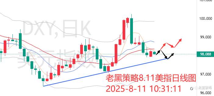 老黑策略：8.11外汇、黄金、原油分析策略