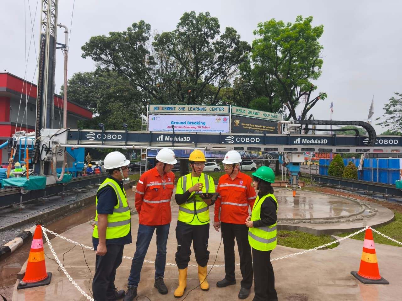 Gandeng Anak Usaha BNBR, Indocement (INTP) Garap Produk 3D Construction Printing