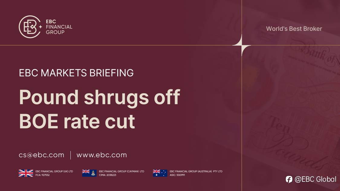 EBC Markets Briefing | Pound shrugs off BOE rate cut