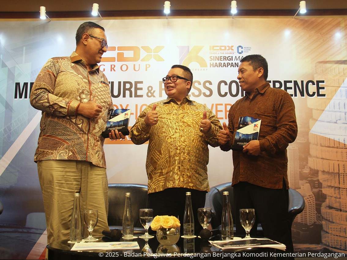 Bappebti dalam Media Lecture dan Press Conference Anniversary 16 tahun ICDX-ICH