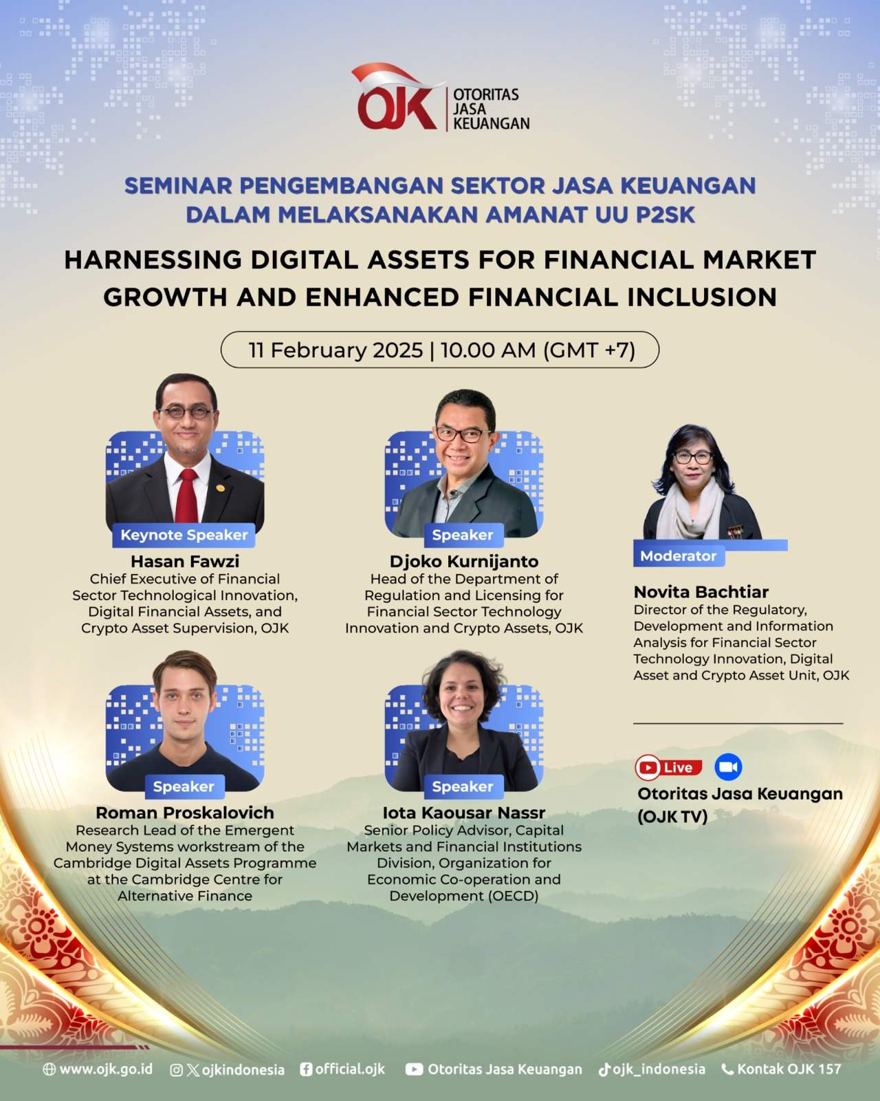 Seminar Pengembangan Sektor Jasa Keuangan dalam melaksanakan Amanat UU P2SK