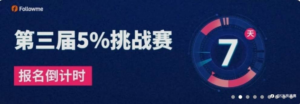 第三届“5%挑战赛”火热报名中……
