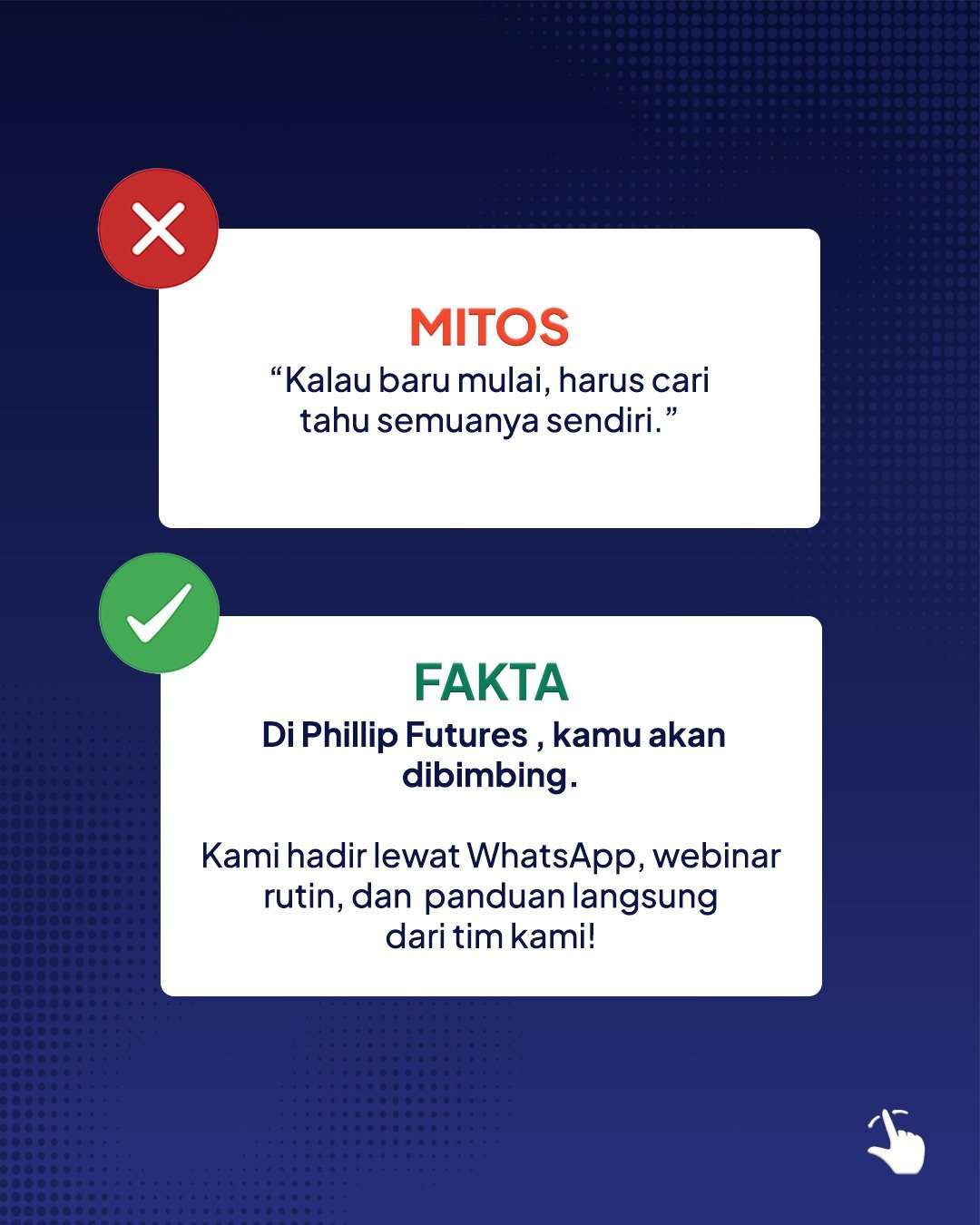 Jangan biarkan mitos bikin kamu ragu mulai.