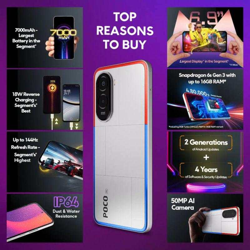 Poco M7 Plus Resmi Dirilis, Bawa Baterai Raksasa 7.000mAh
