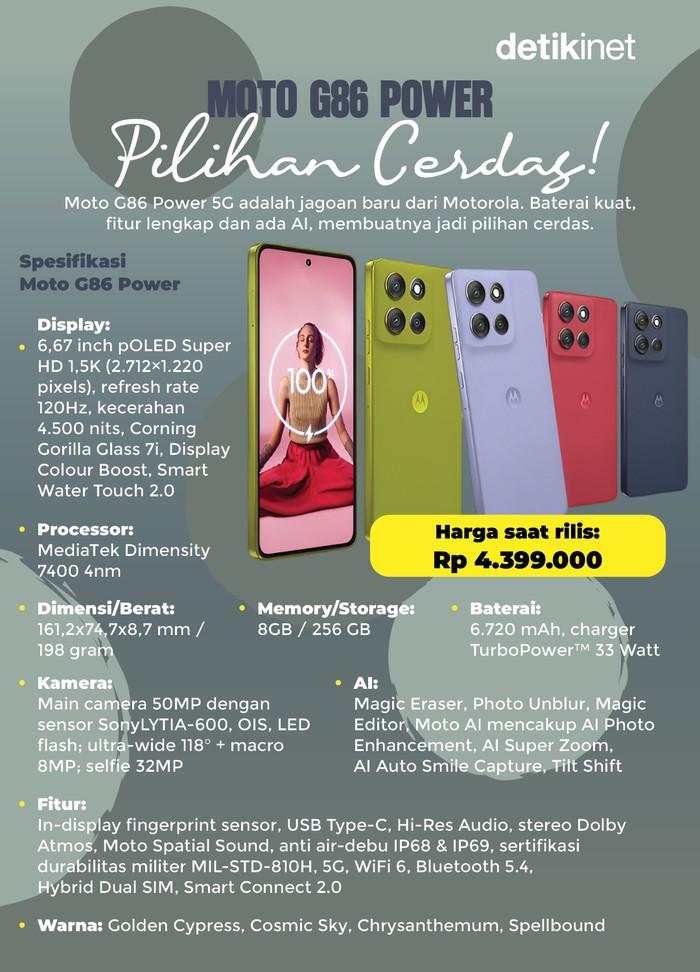 Moto G86 Power, Pilihan Cerdas!