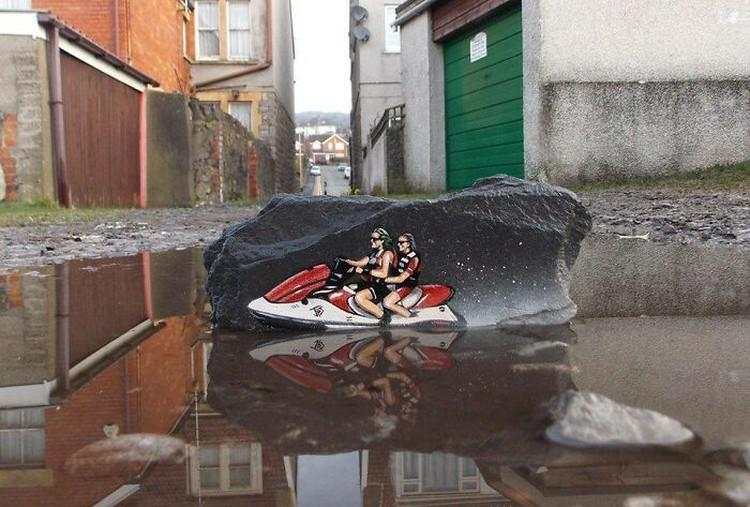 Deretan Street Art Keren yang Menyatu dengan Lingkungan