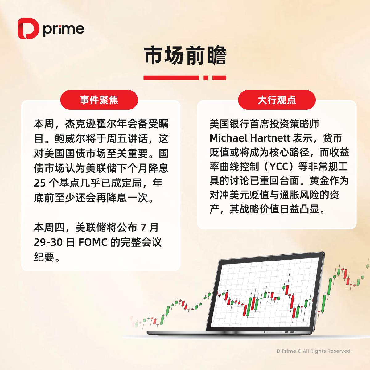 精选研报 | 美国 7 月“恐怖数据”符合预期，市场聚焦杰克逊霍尔年会
