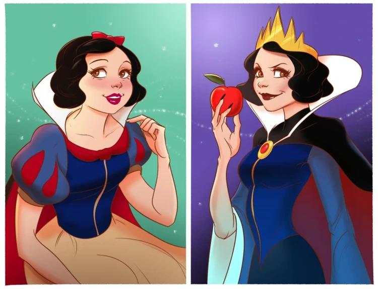 Penampilan Putri Disney Jika Mereka Jadi Villain