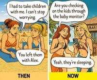 Komik yang Gambarkan Bedanya Kehidupan Zaman Dulu vs Now karena Teknologi