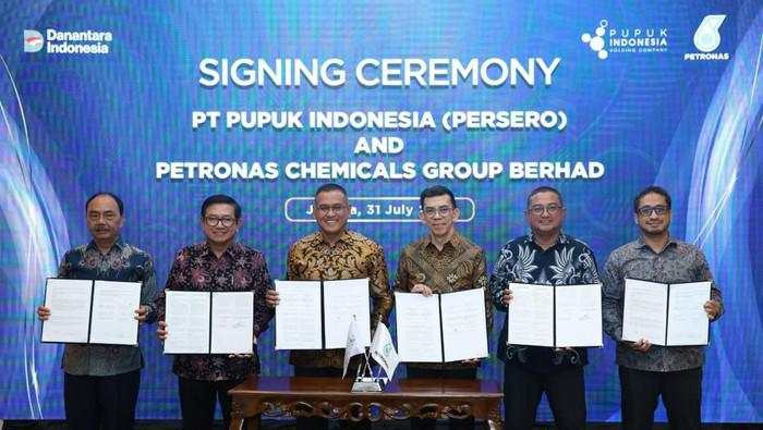 Pupuk Indonesia & Petronas Chemicals Perkuat Sinergi Dukung Hilirisasi