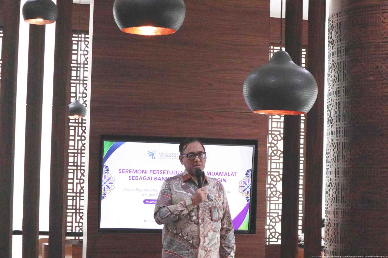 Bappebti dalam Seremonial Persetujuan Bank Muamalat sebagai Bank Penyimpan Margin