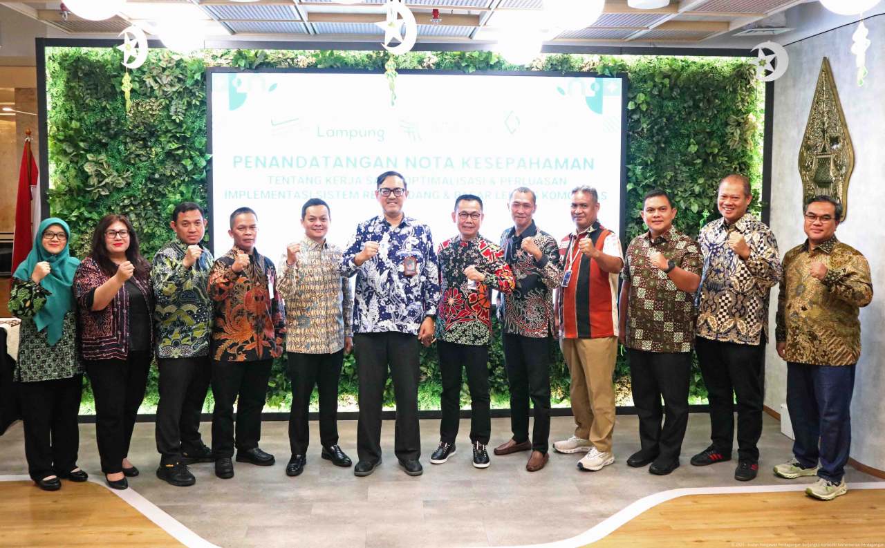 Bappebti Tandatangani Nota Kesepahaman dengan PT KBI dan PT BPD Lampung