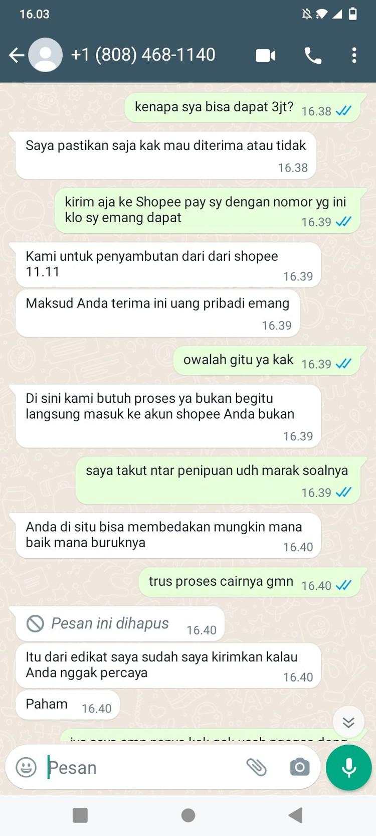 Ragam Chat Penipu Gagal Nipu yang Bikin Ngakak, Ketahuan Bohong!