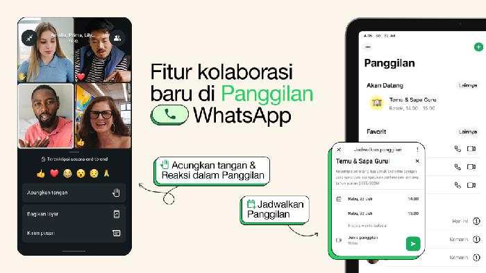 Deretan Fitur Baru WhatsApp, Bisa Jadwalkan Panggilan Grup