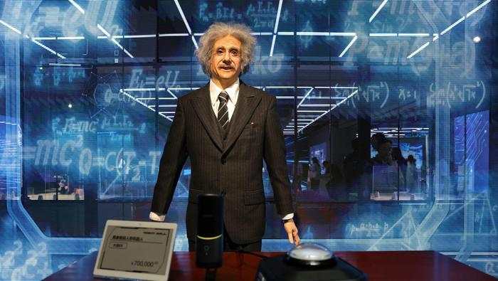 China Buka Toko Robot, Jual Robot Einstein dan Pelayan Ganteng