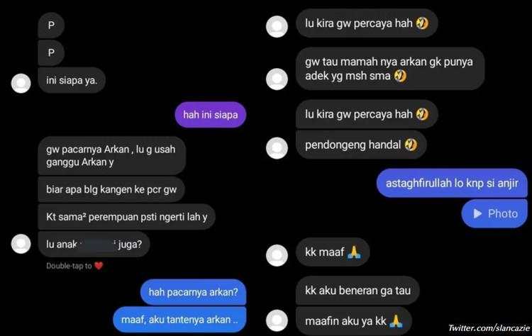 Chat Salah Labrak, Dikira Pelakor Padahal Cuma Kurir