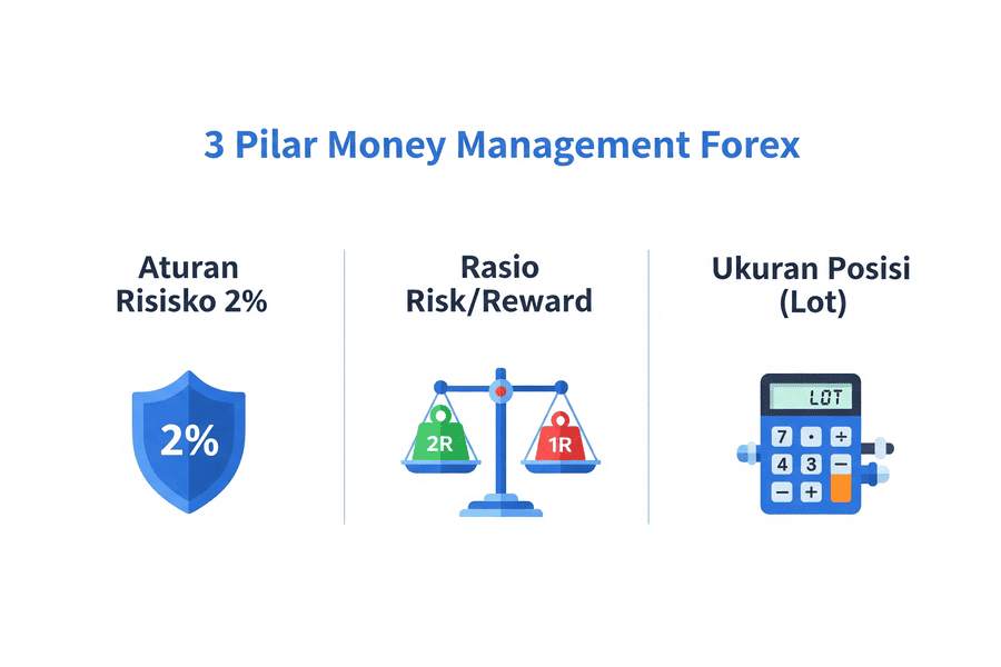 RUGI DI FOREX BUKAN TAKDIR, GUNAKANLAH MONEY MANAGEMENT TRADING AGAR SELAMAT!