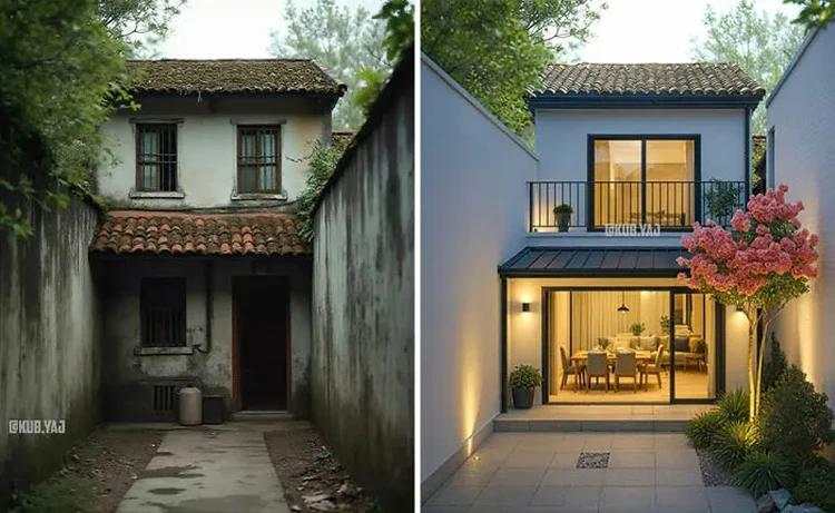 Keren! Bangunan Kumuh Disulap Jadi Arsitektur Modern Memukau